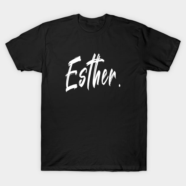 Name Girl Esther T-Shirt by CanCreate